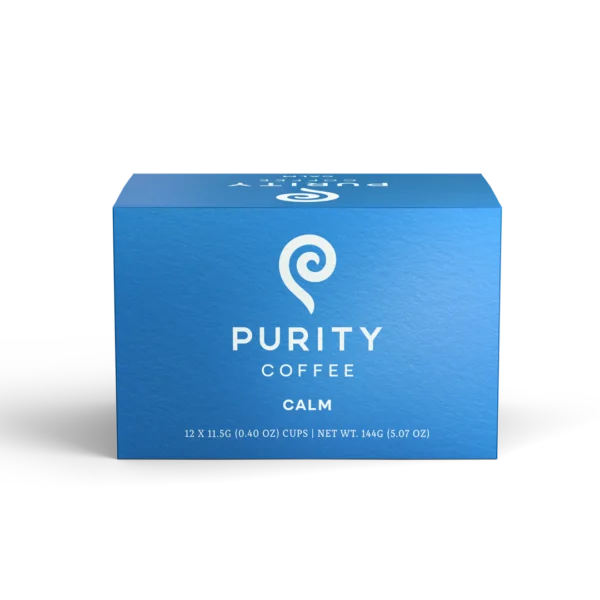 A box of coffee is shown on the side.